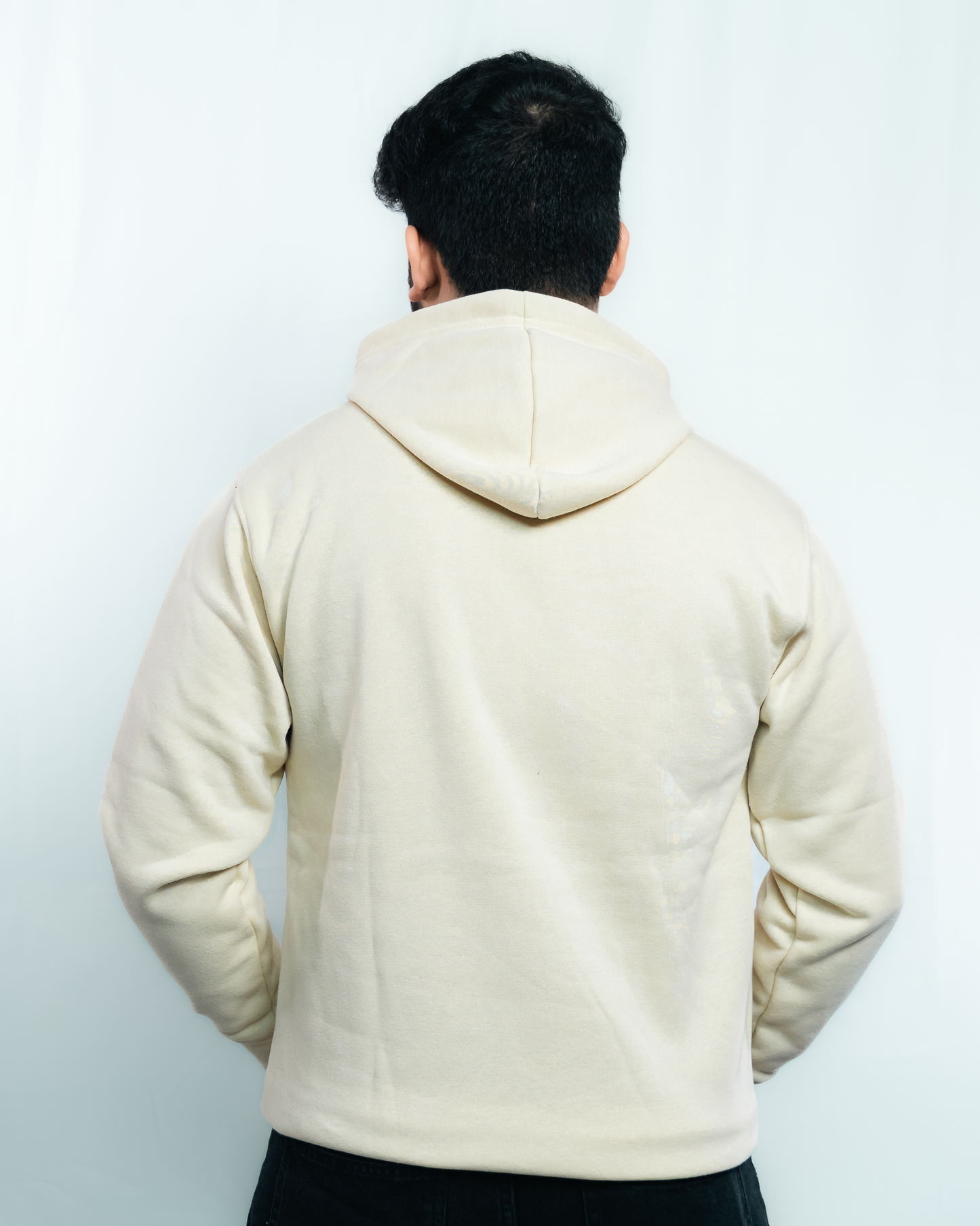 New York Premium Hoodie – Ivory, Thick Cotton, Unisex Fit