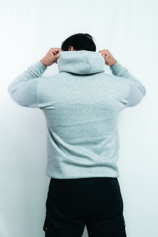 New York Premium Hoodie – Grey, Thick Cotton, Unisex Fit