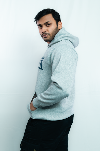 New York Premium Hoodie – Grey, Thick Cotton, Unisex Fit